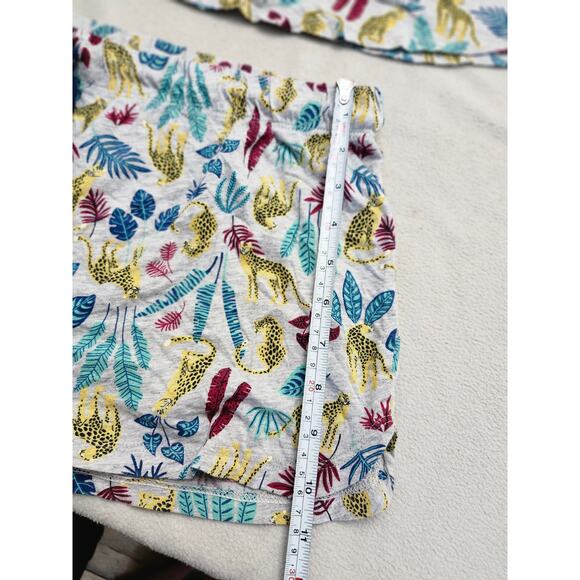 Secret Treasures Pajamas Tank Short Set Medium Tiger Tropical Leopard - Picture 5 of 7